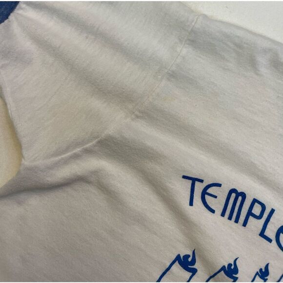 VINTAGE Jewish Temple Samu-el A Feeling Of Belonging T-shirt Women Small USA 90s - Picture 4 of 9